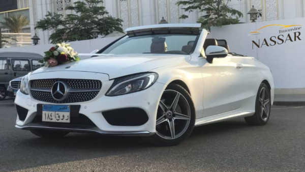 ايجار مرسيدس c180 للزفاف Mercedes c180 wedding